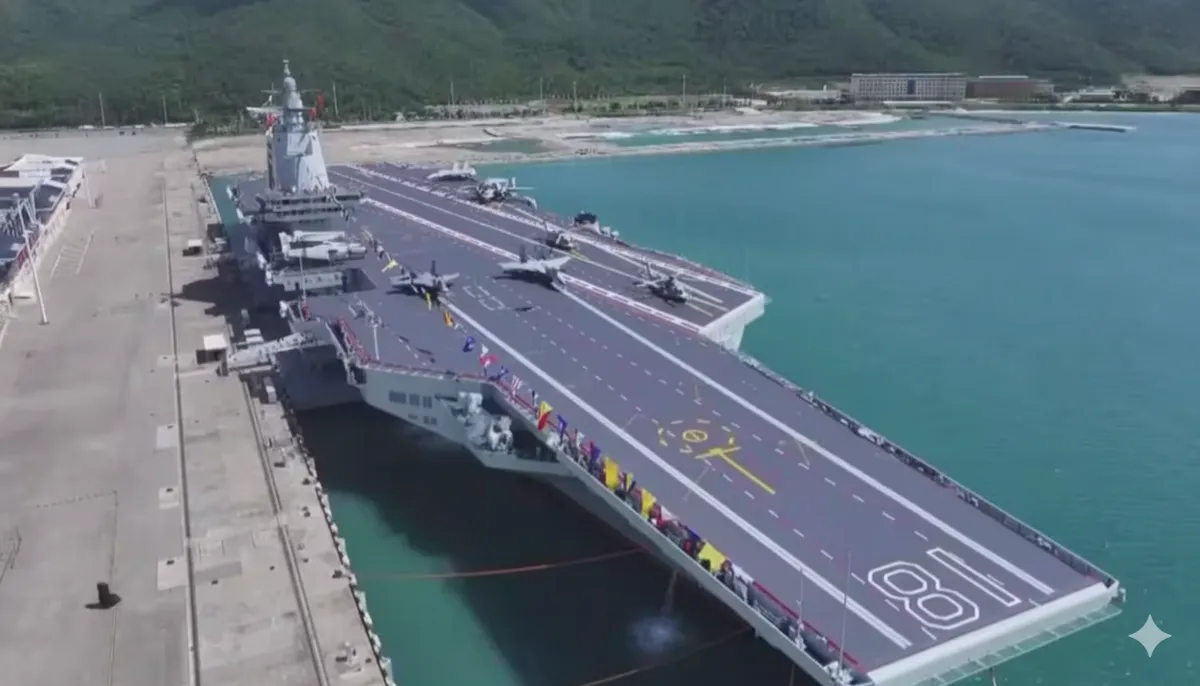 中国 3隻目の最新空母「福建」が就役 周辺国の警戒感高まる | EzDokkai